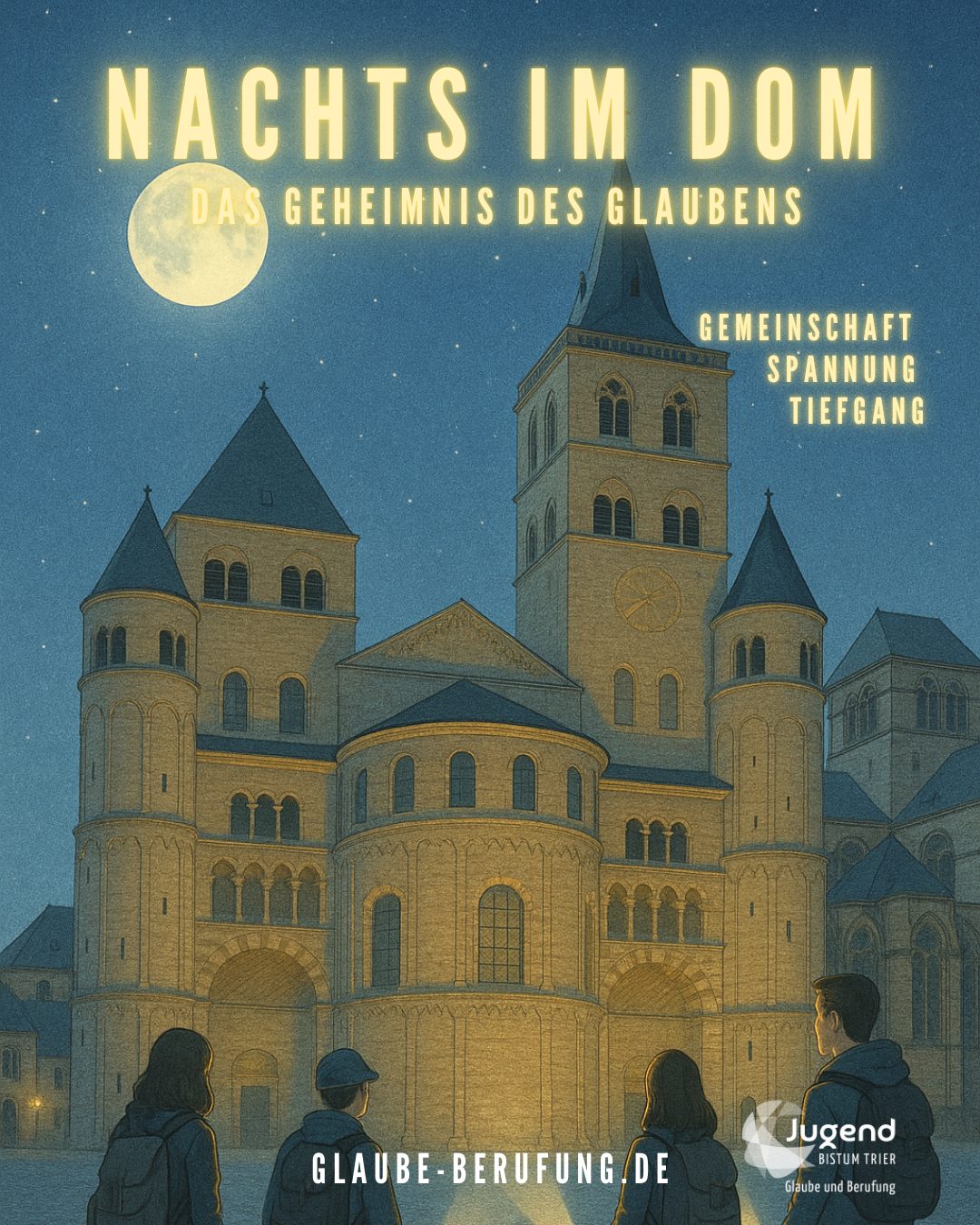 Nachts im Dom Plakat